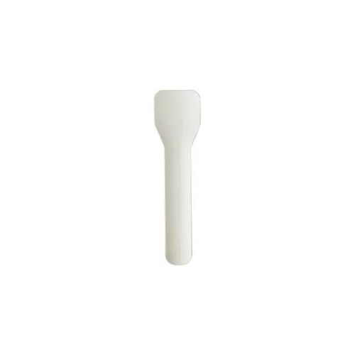 VEPATIM 100x PAPSTAR 'pure' Eislöffel Eisspatel Papier Karton FSCR 9,5 cm weiss