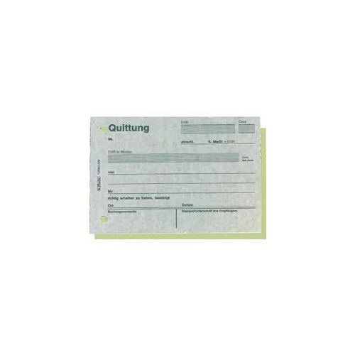 herlitz Formularbuch Quittungsblock A6 VE=2x40 Blatt