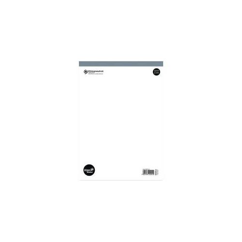Notizblock ohne Deckblatt, A4, 50 Blatt, blanko, 60g/qm