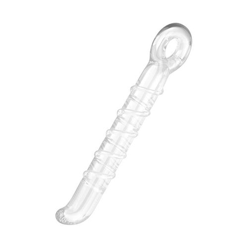 G-Punkt-Dildo aus Glas, 18 cm