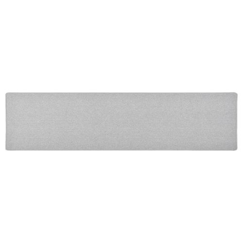 Teppichläufer | Farbe: Hellgrau | Größe: 50 x 200 cm