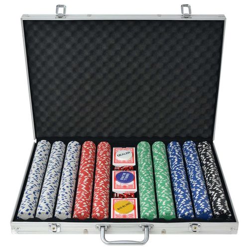 Prolenta Premium - Poker Set mit 1.000 Chips Aluminium