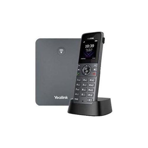 W73P, VoIP-Telefon schwarz, Basisstation mit Mobilteil