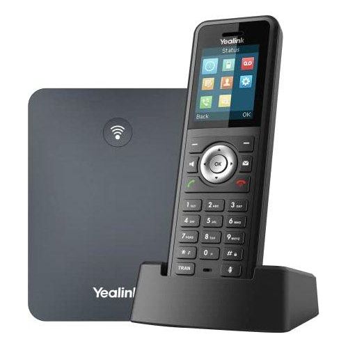 W79P, VoIP-Telefon schwarz, Basisstation mit Mobilteil