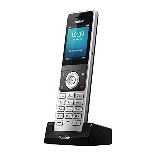 W76P, VoIP-Telefon schwarz/silber, Basisstation mit Mobilteil
