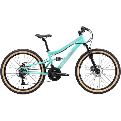 Jugendfahrrad BIKESTAR Gr. 33, grün, Fahrräder, Kinder, 33cm, 24 Zoll (60,96cm)