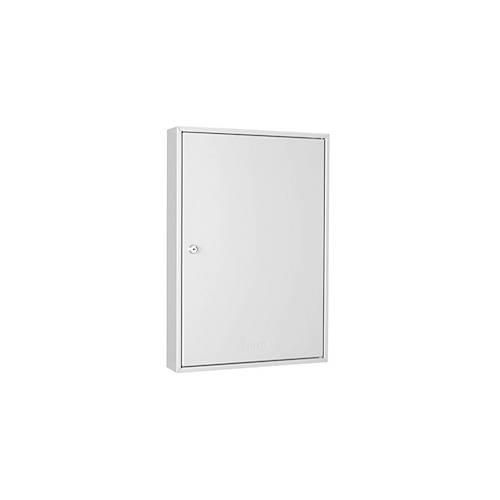 Format Schlüsselschrank S 100, B 300 x T 80 x H 450 mm, bis zu 100 Schlüssel, lichtgrau
