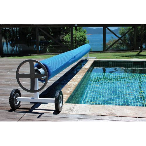 Pool-Aufroller und 80 mm Aluminiumrohre Kokido Kalu Pools von 225 cm bis 570 cm Breite