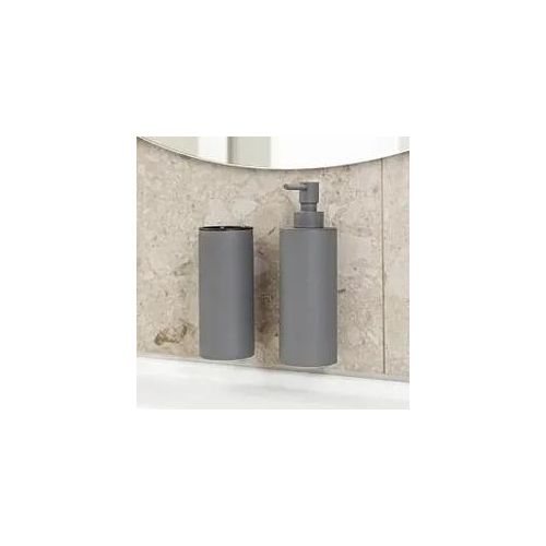 Herzbach Deep Grey Zahnbürstenhalter 23.812000.1.06 Wandmontage, Befestigung verdeckt, grau matt