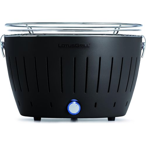 LotusGril Classic Anthrazitgrau Holzkohlegrill Tischgrill raucharm USB-Anschluß