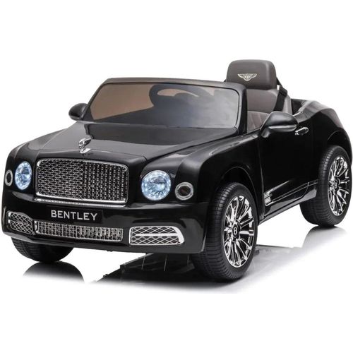 Kinder Elektroauto 12V - Bentley Mulsanne - 3 bis 6 Jahre - EVA-Räder - Schwarz