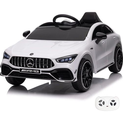 Elektro-Kinderfahrzeug 12V - Mercedes CLA45s AMG - 1 bis 5 Jahre - Weiß