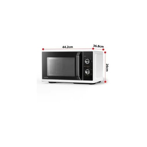 Toshiba MW3-MM20PF(WH) Mikrowelle Weiß Solo-Mikrowelle Arbeitsplatte 20 l 800 W