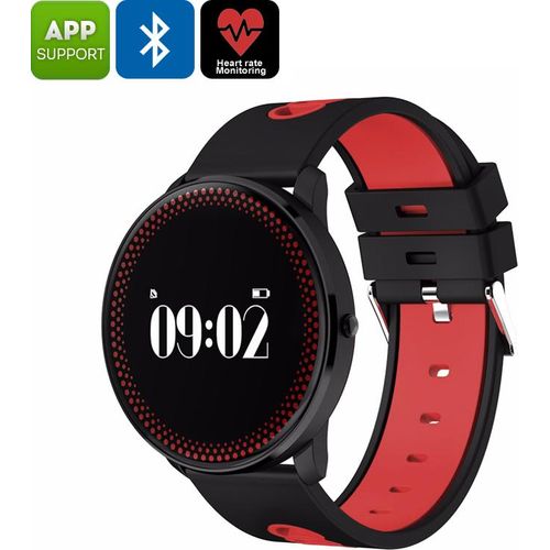 ORDRO CF007 Montre Bluetooth (rouge)