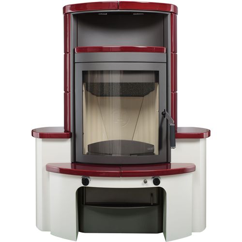 Kaminofen HARK "»Avenso ECOplus«", rot (titanfarben), Kaminöfen, mit EcoPlus Filter