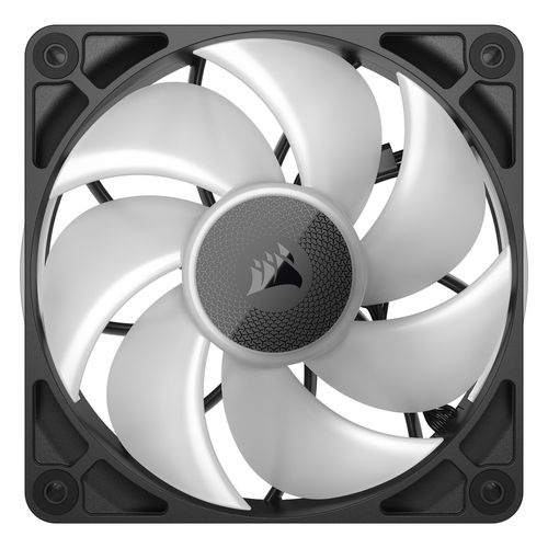 CORSAIR Gehäuselüfter "iCUE LINK RX120 MAX RGB", schwarz, B:12cm H:12cm T:3cm Ø:12cm, Computer-Kühler, 3er-Pack
