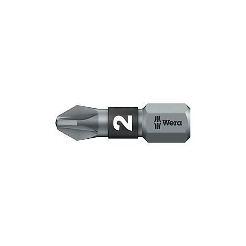 Wera Bit 855/1 BTZ, Pozidriv, PZD 2, Länge 25 mm, 10 Stück