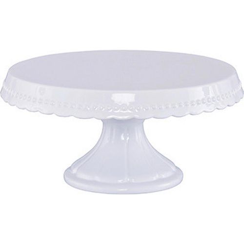 Birkmann Tortenplatte , Weiß , Keramik , rund , 12 cm , Tischkultur & Servieren, Servierplatten