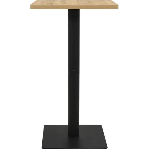 vidaXL Bistrotisch Eichefarben 70x70x107 cm