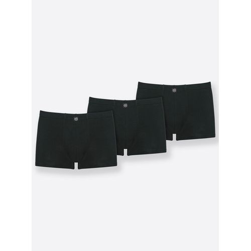 Panty BUGATTI, Herren, Gr. 8, schwarz (3 stück schwarz), 95% Baumwolle, 5% Elasthan, Unterhosen