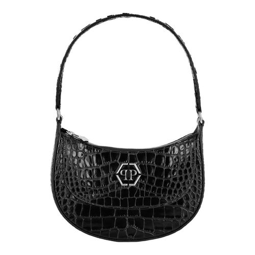 Philipp Plein Crossbody Bags - Henkeltasche Crocco Print - Gr. unisize - in Schwarz - für Damen Image