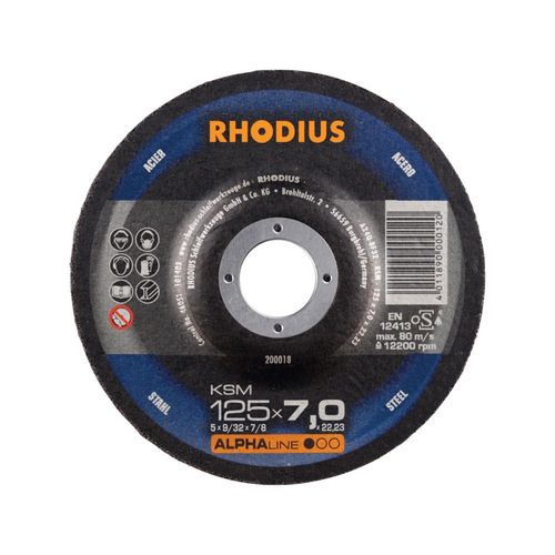 RHODIUS Schruppscheibe KSM 125 x 7,0mm Stahl (200018)