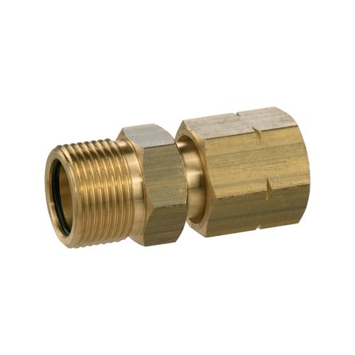 Gok Geräte-Anschlussadapter AG M22 x 1,5 LH x G 3/8" LH-ÜM (0288500)