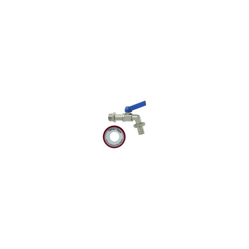 Kugelauslaufventil-Set 3/4"-12mm MS Ni GEKA (35.3508.8)