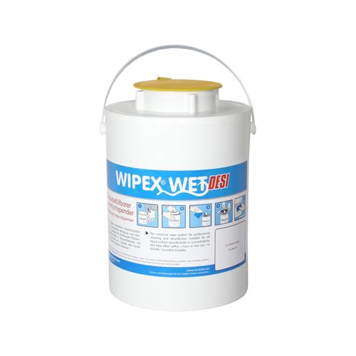 WIPEX WET Feuchttuch- spender, gelb Kunststoff (999915)