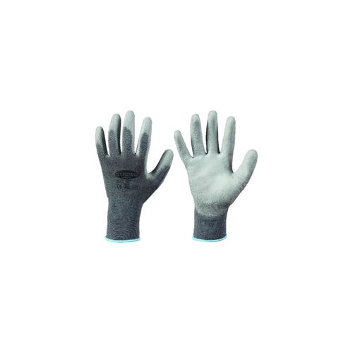 stronghand Strickhandsch.Shenzhen, Nylon, Gr. 9, grau