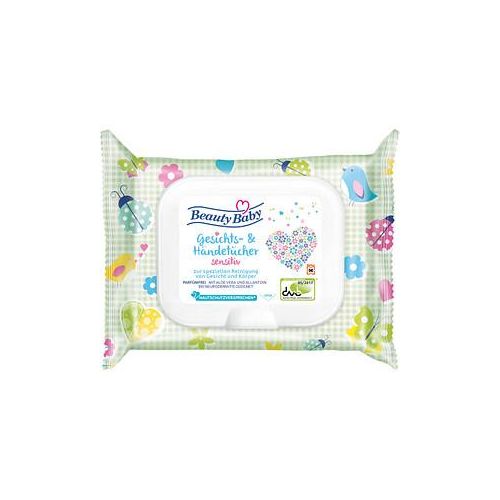 Beauty Baby Feuchttücher sensitiv 1-lagig weiß, 25 Tücher