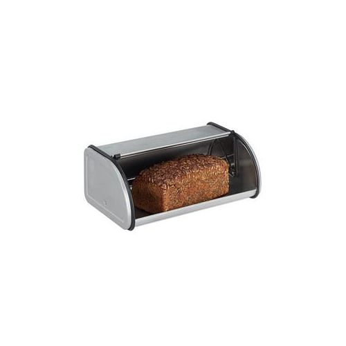 relaxdays Brotkasten silber