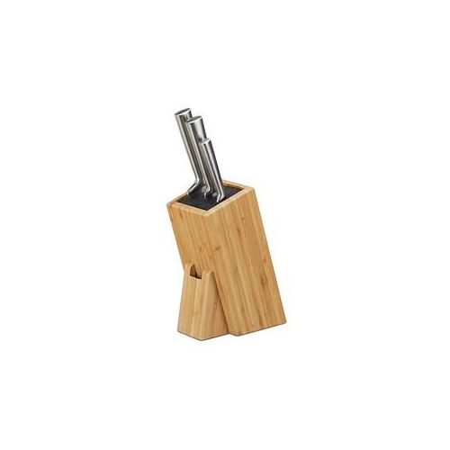 relaxdays Messerblock braun