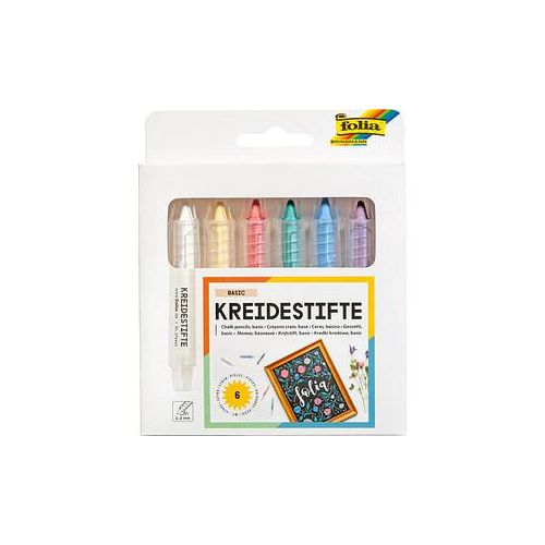 folia Kreidestifte farbsortiert 6 St.