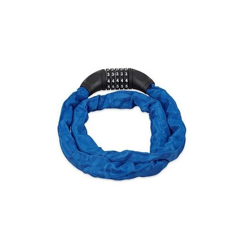 relaxdays Fahrradschloss blau 120,0 cm