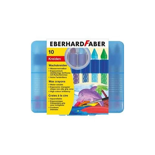 EBERHARD FABER Wachsmalstifte farbsortiert, 10 St.