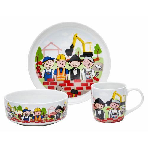 Van Well Kinder-Set Baustelle 3-tlg.
