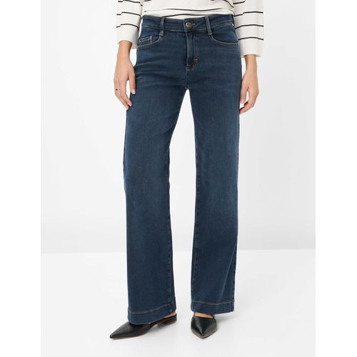 Brax Damen Five-Pocket-Hose Style MAINE USED DARK BLUE, denim dunkelblau, Gr. 40 Image