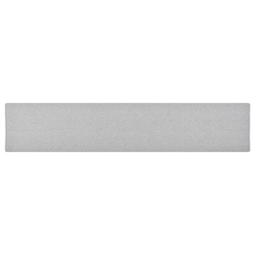 Teppichläufer | Farbe: Hellgrau | Größe: 80 x 400 cm