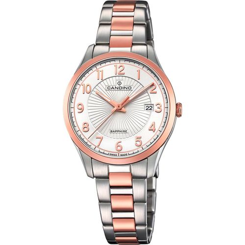 Candino Damen Uhr C4610/1 Bicolor Armbanduhr Swiss Made