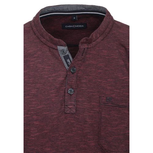 CASA MODA T-Shirt Henley-Shirt