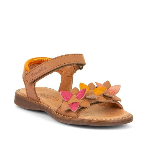 Sandale FRODDO, Kinder, Gr. 30, bunt (braun, multi), Leder, festlich, Schuhe