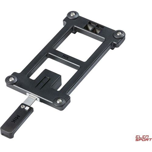 Basil Mik 2.0 Adapterplatte schwarz f. abnehm. Fahrradzubehör