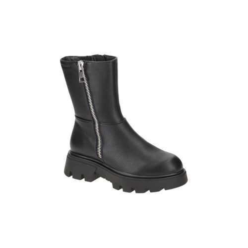 Tamaris Damen Schlupfstiefel, Frauen Stiefel,uebergangsstiefel,uebergangsschuhe,Stiefel,halbstiefel,Booties,Schlupfstiefel,hoch,Black,37 EU