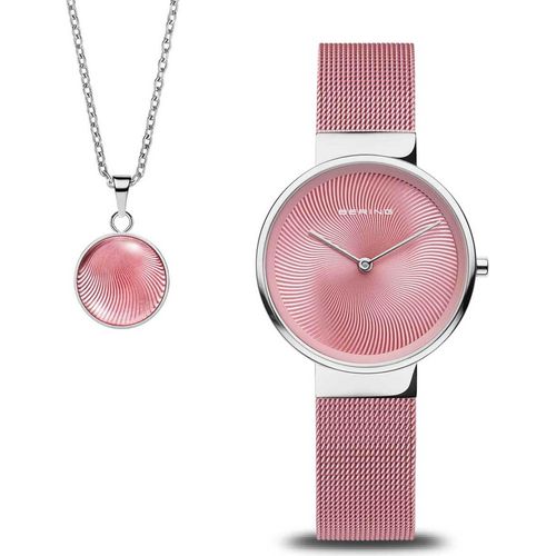 Bering - 19031-989-GWP - Geschenkset Armbanduhr + Halskette - Damen - Quarz - Classic