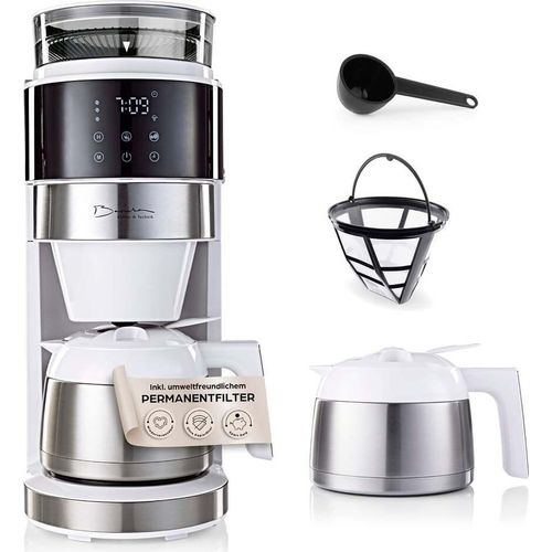 Barista Filterkaffeemaschine Touch Iso mit Mahlwerk und LED-Touchdisplay - 800W