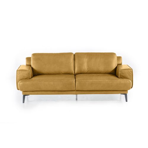 2-Sitzer W.SCHILLIG, gelb (kurkuma), B:213cm T:94cm, Sofas