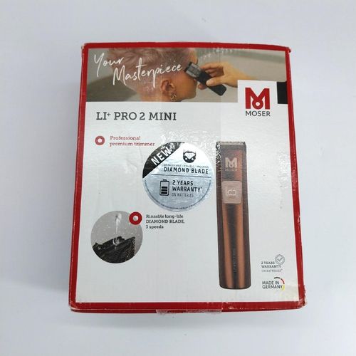 Moser Profiline Moser LI+PRO2 MINI - Braun - 0,4 mm - 3,2 cm - Kohlenstoffstahl - 6000 RPM - Wechselstrom/Batterie
