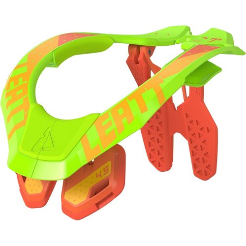 Leatt Nackenschutz Neck Brace 4.5 , Citrus - Grün Orange, S/M