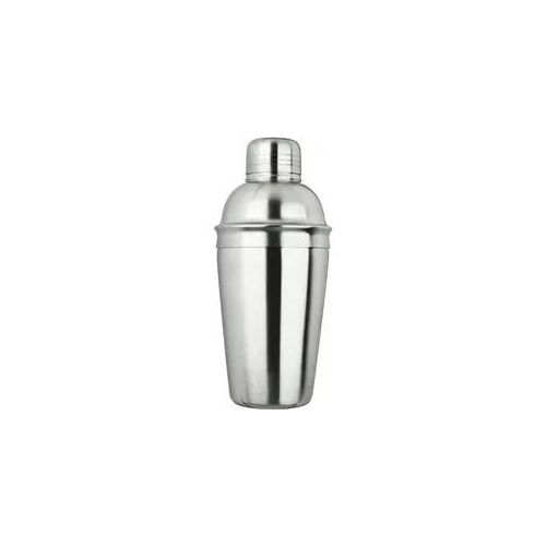Cocktail Shaker, Edelstahl, dreiteilig, matt - 500ml